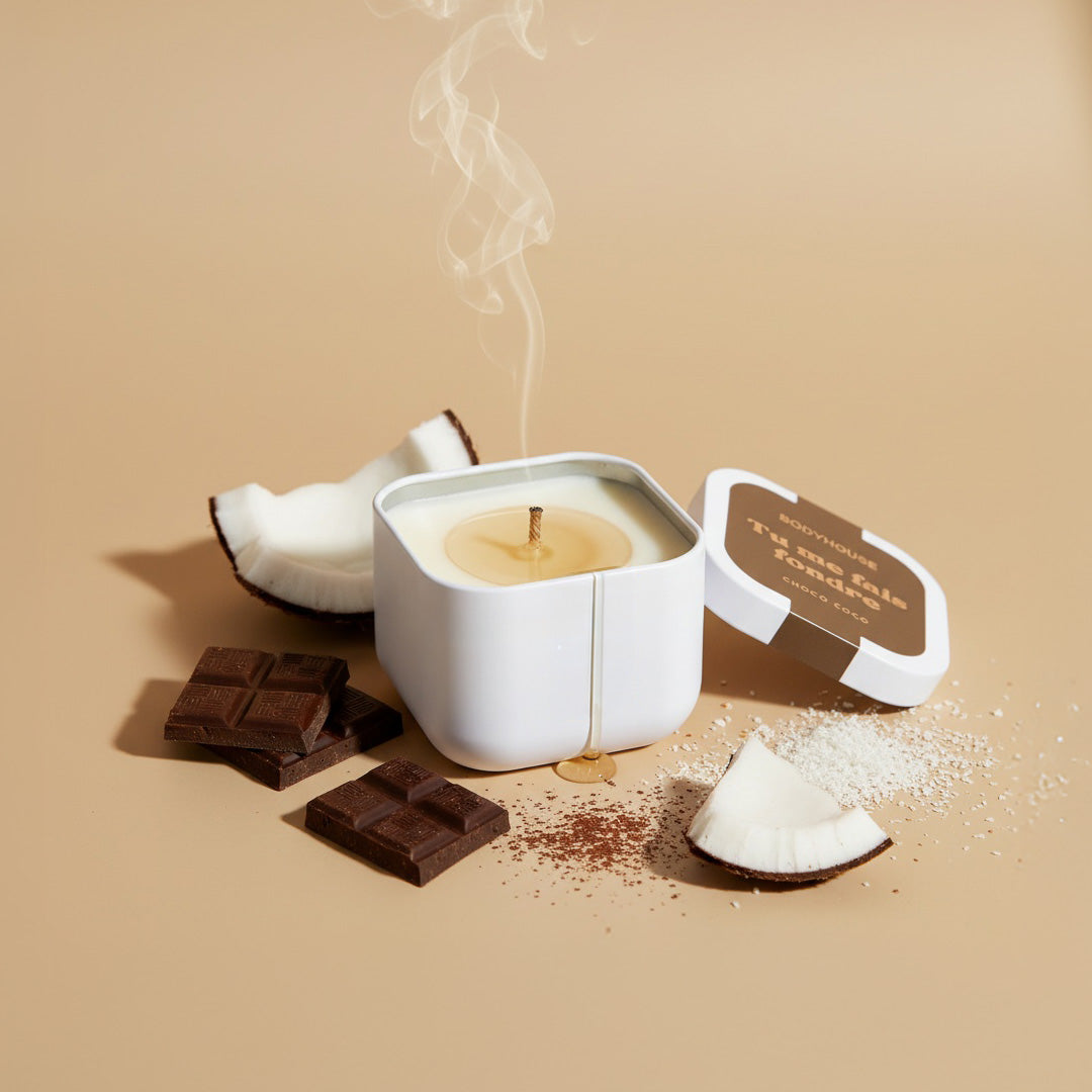 Bougie massage érotique