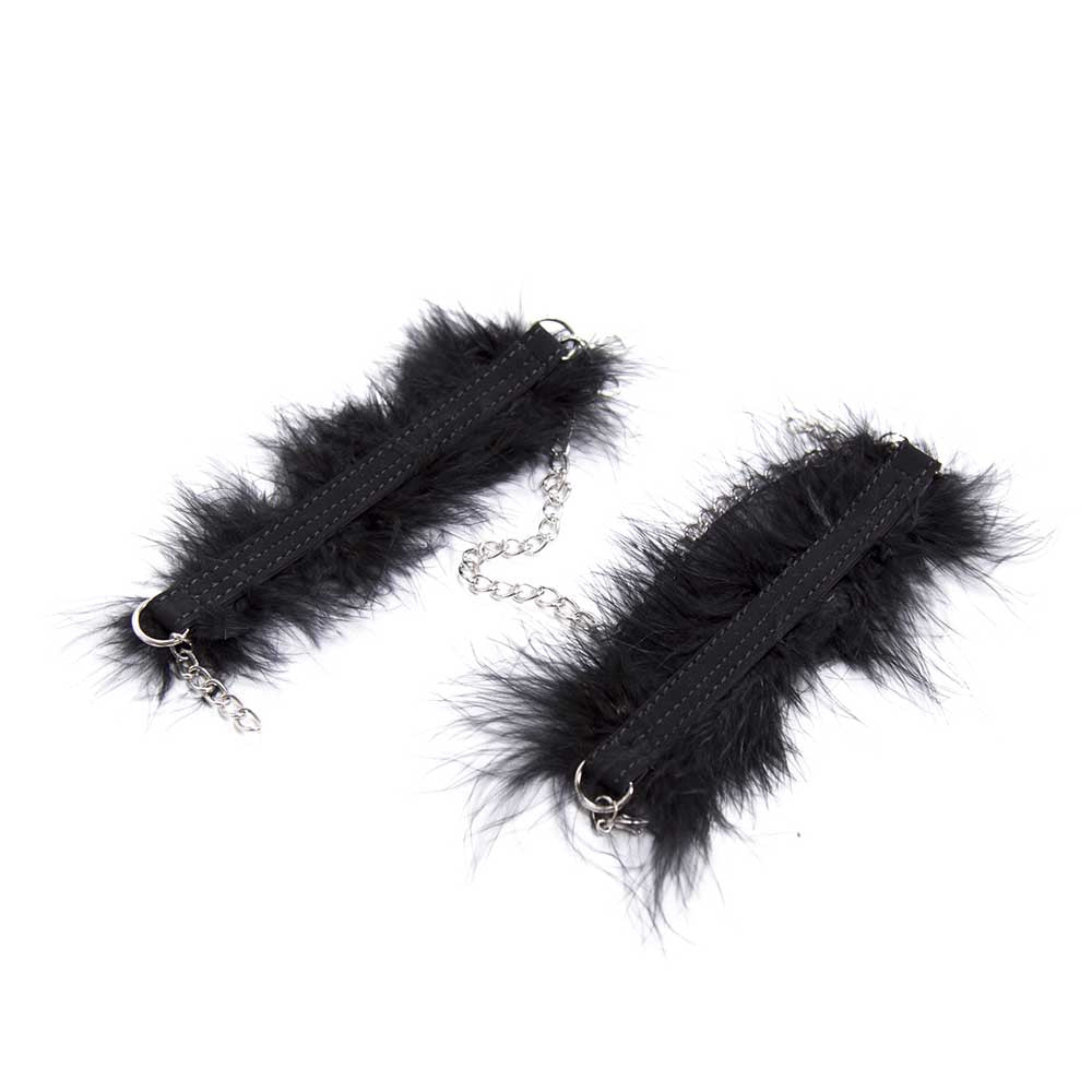 Menottes Soft en Fausse Fourrure dépliées 2
