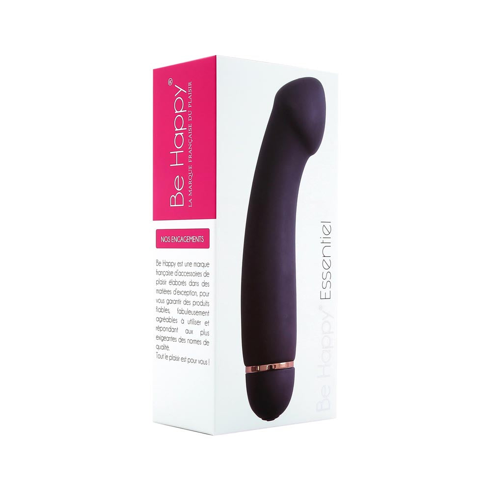 Vibromasseur Vaginal Essentiel Be Happy Noir dans sa boîte 1