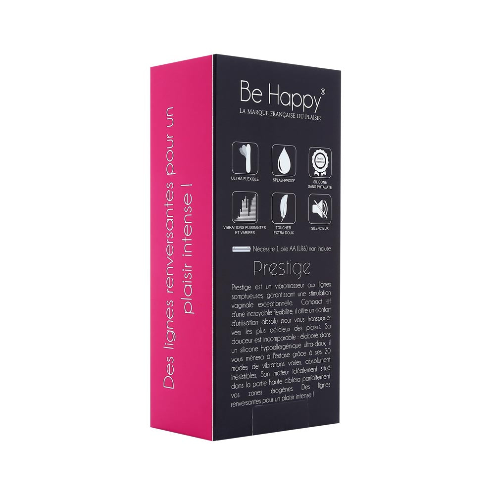Vibromasseur Point G Prestige Noir dans sa boîte 2