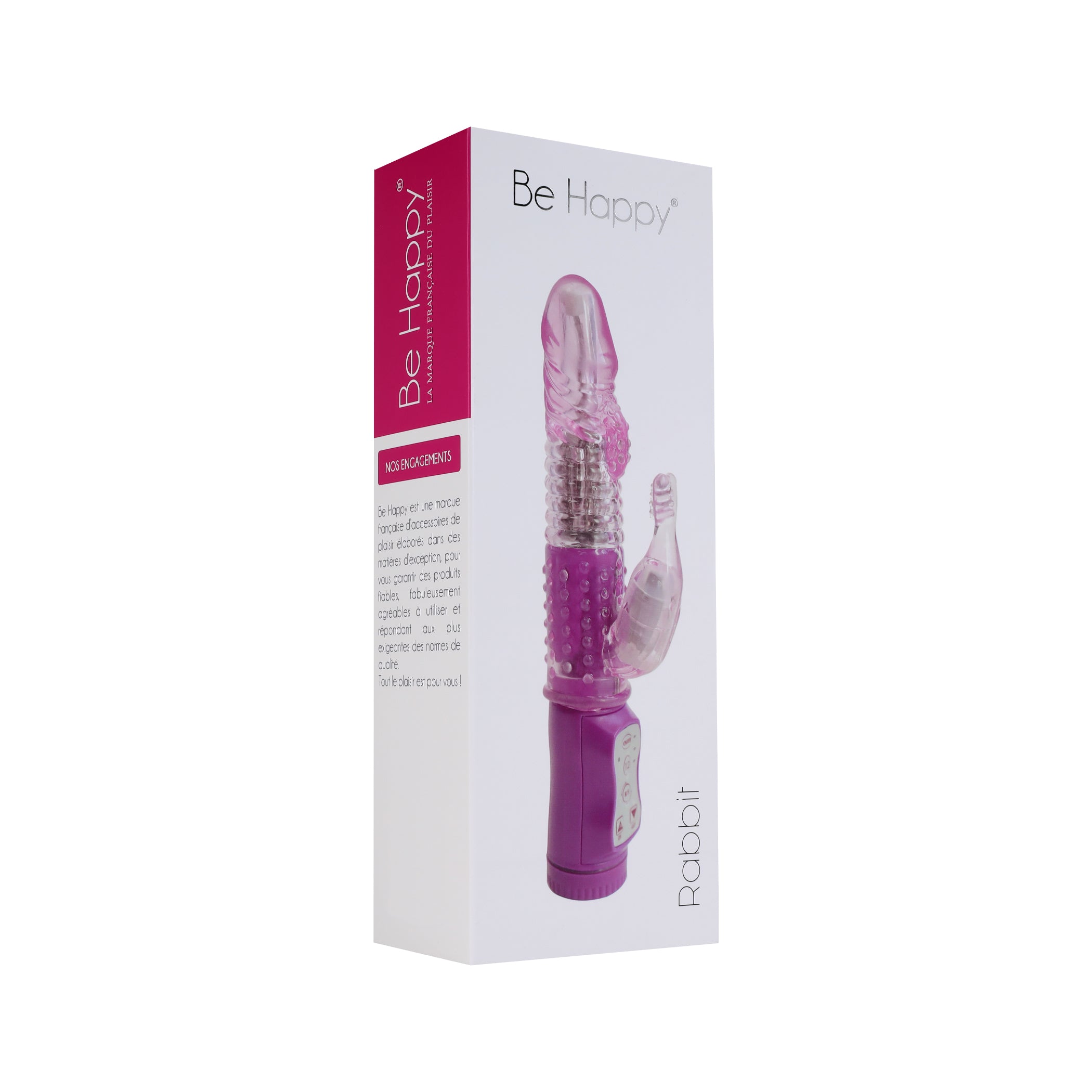 Sextoy pour Femme Petit Rabbit Texturé Vibration et Rotation BH Toys