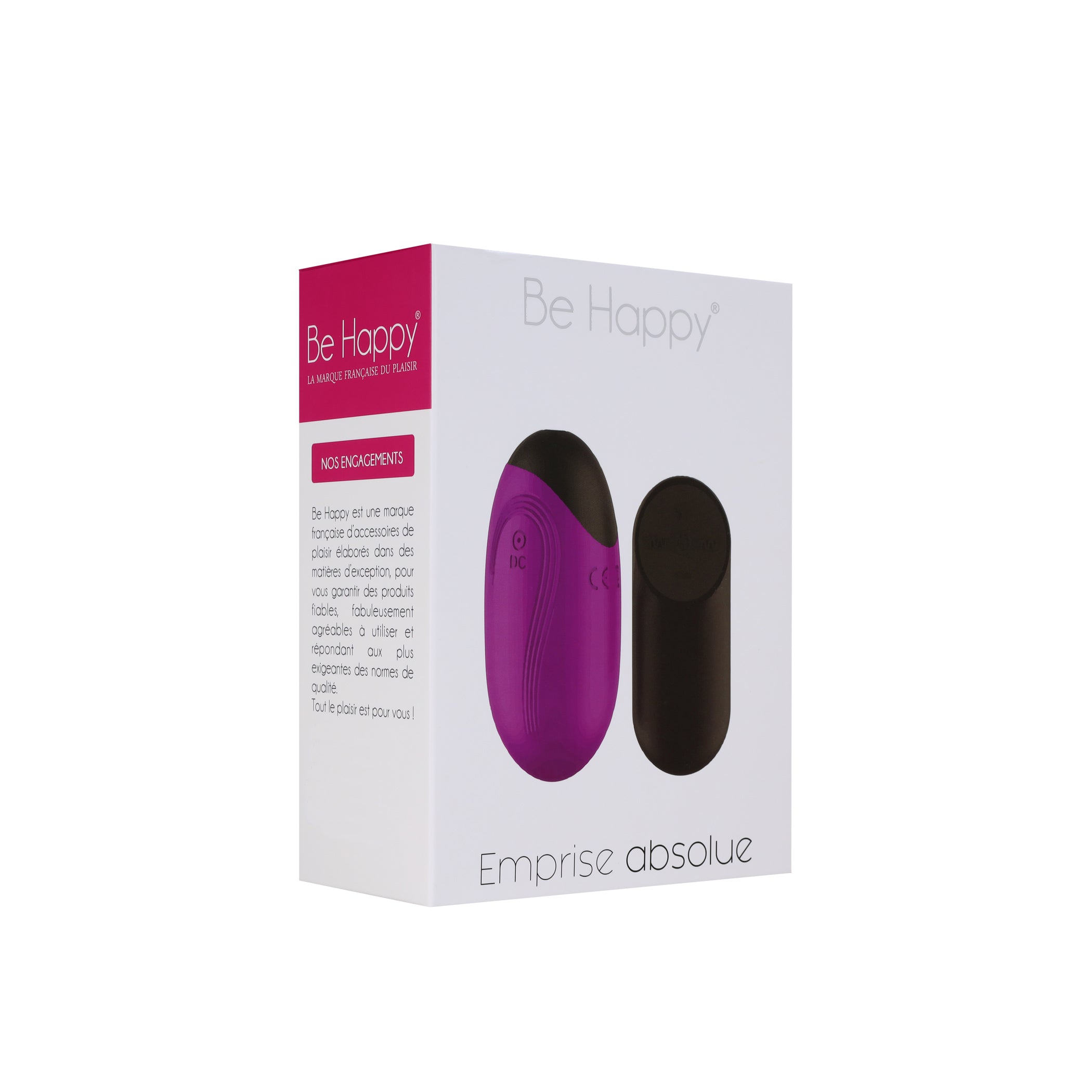 boite be happy emprise absolue oeuf vibrant violet avec telecommande