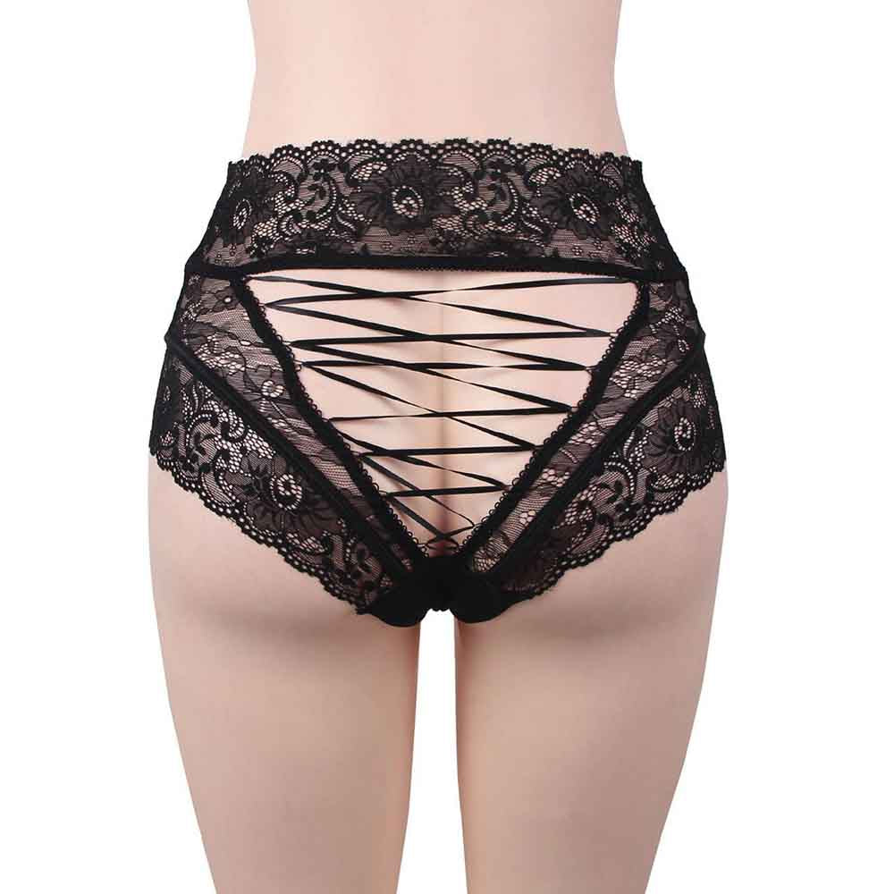 Culotte haute en dentelle Sensual Lingerie vue de dos