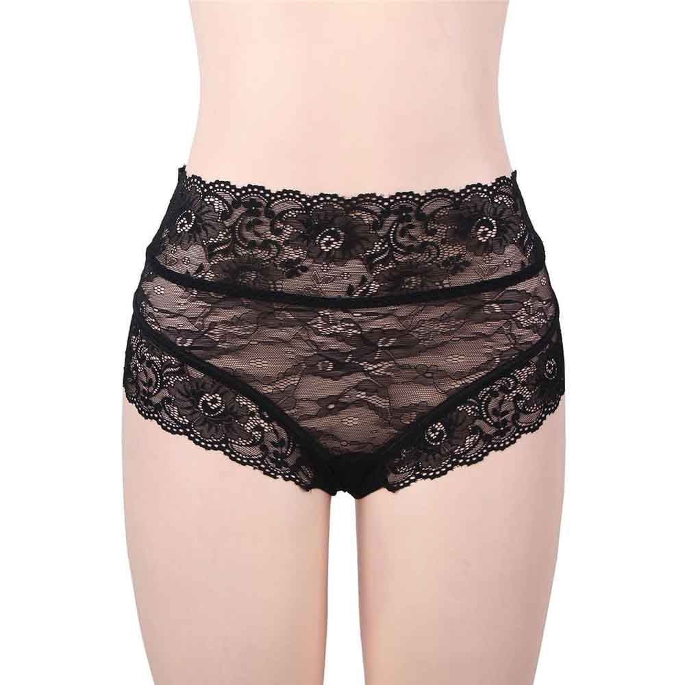Culotte haute en dentelle Sensual Lingerie vue de face