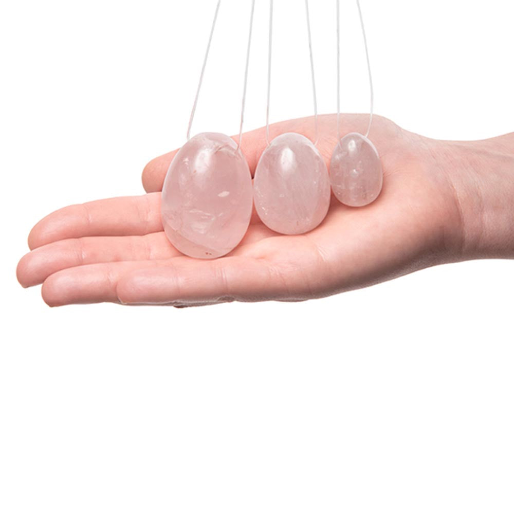 Oeufs de Yoni Quartz Rose