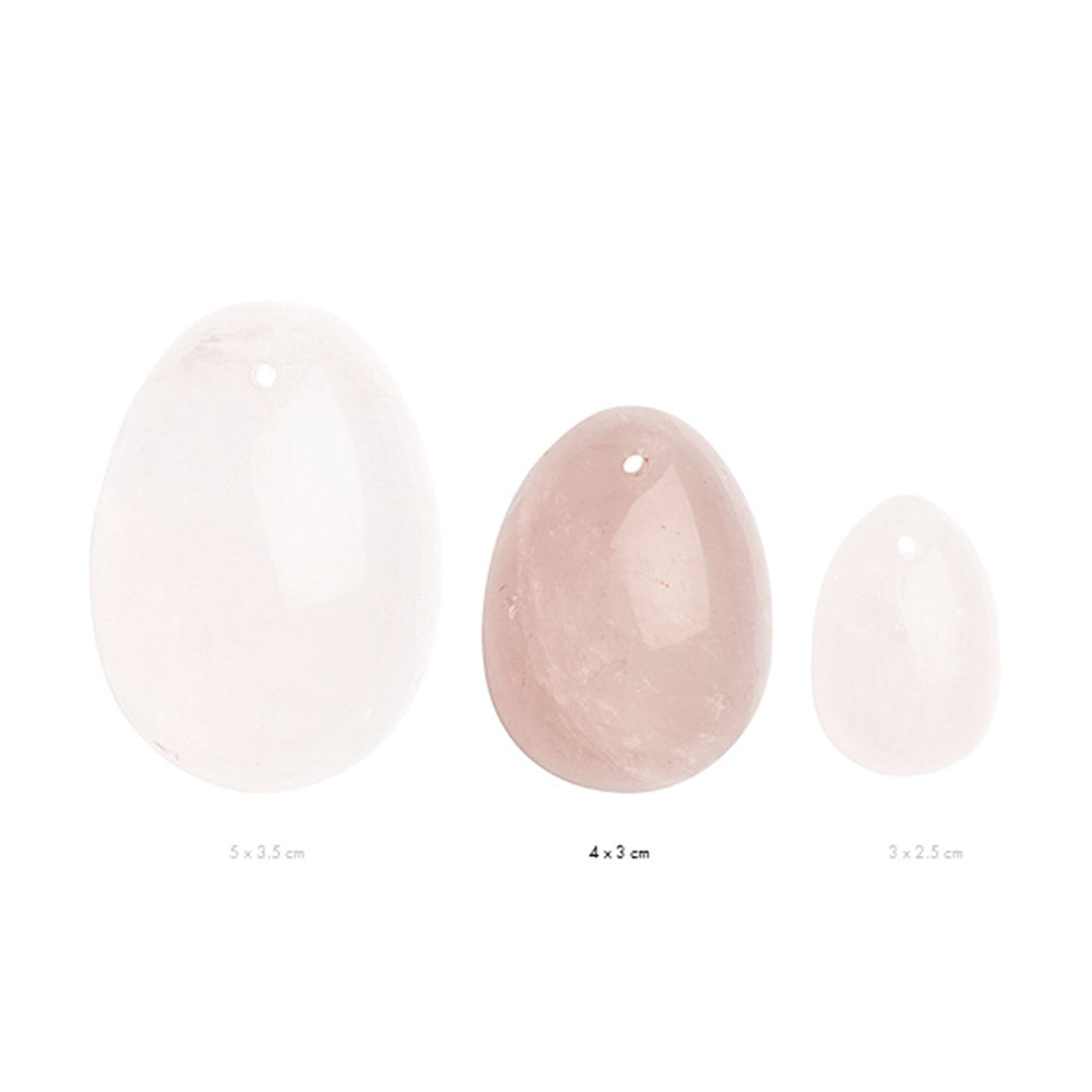 Oeuf de Yoni Taille M Quartz Rose