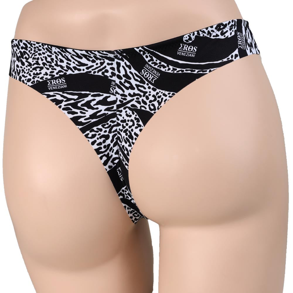 Maillot Aloha Noir/Blanc de Dos