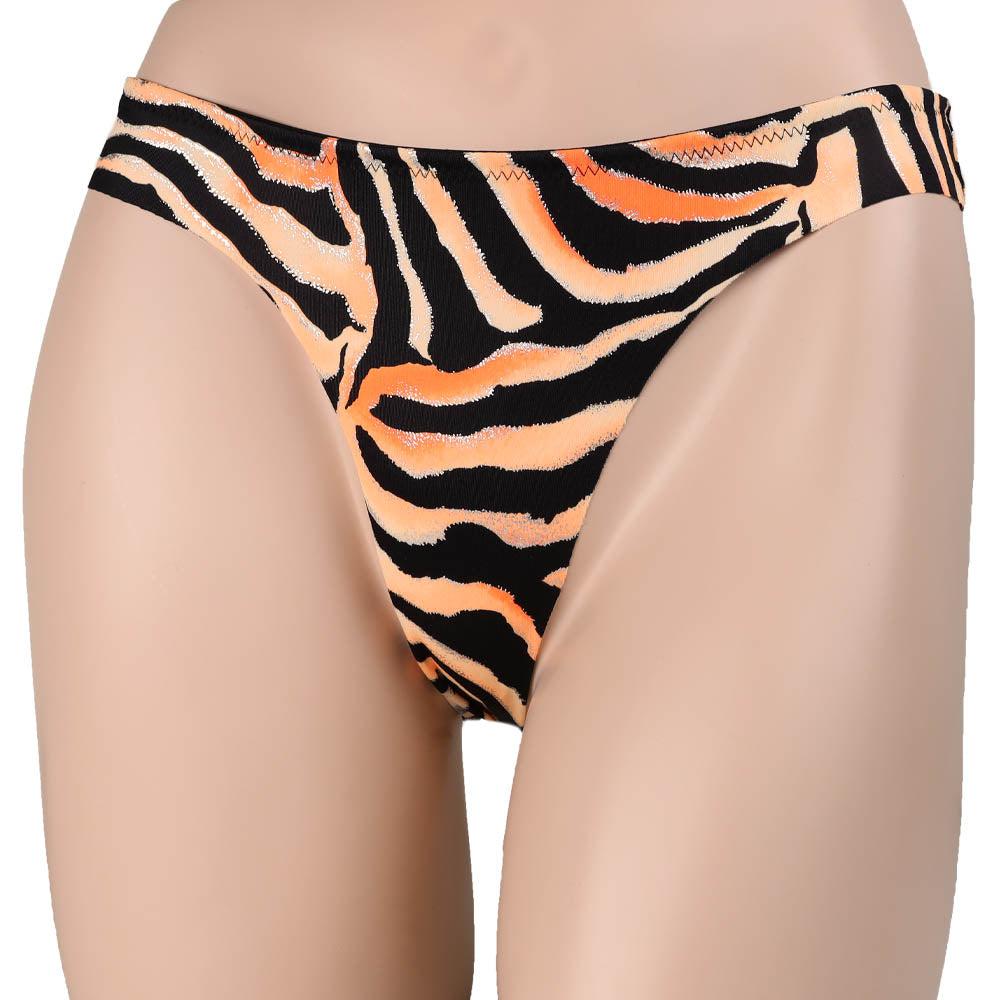 Maillot Aloha Noir/Orange de Face