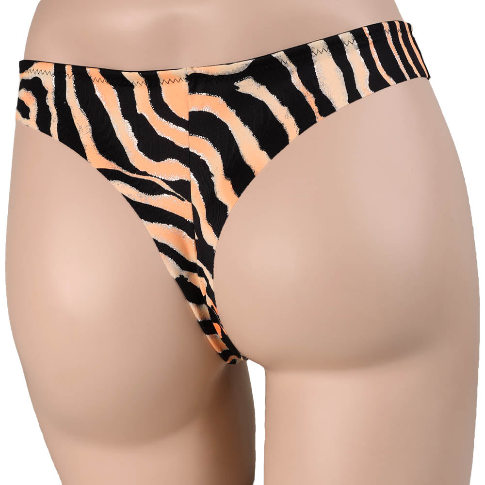 Maillot Aloha Noir/Orange de Dos