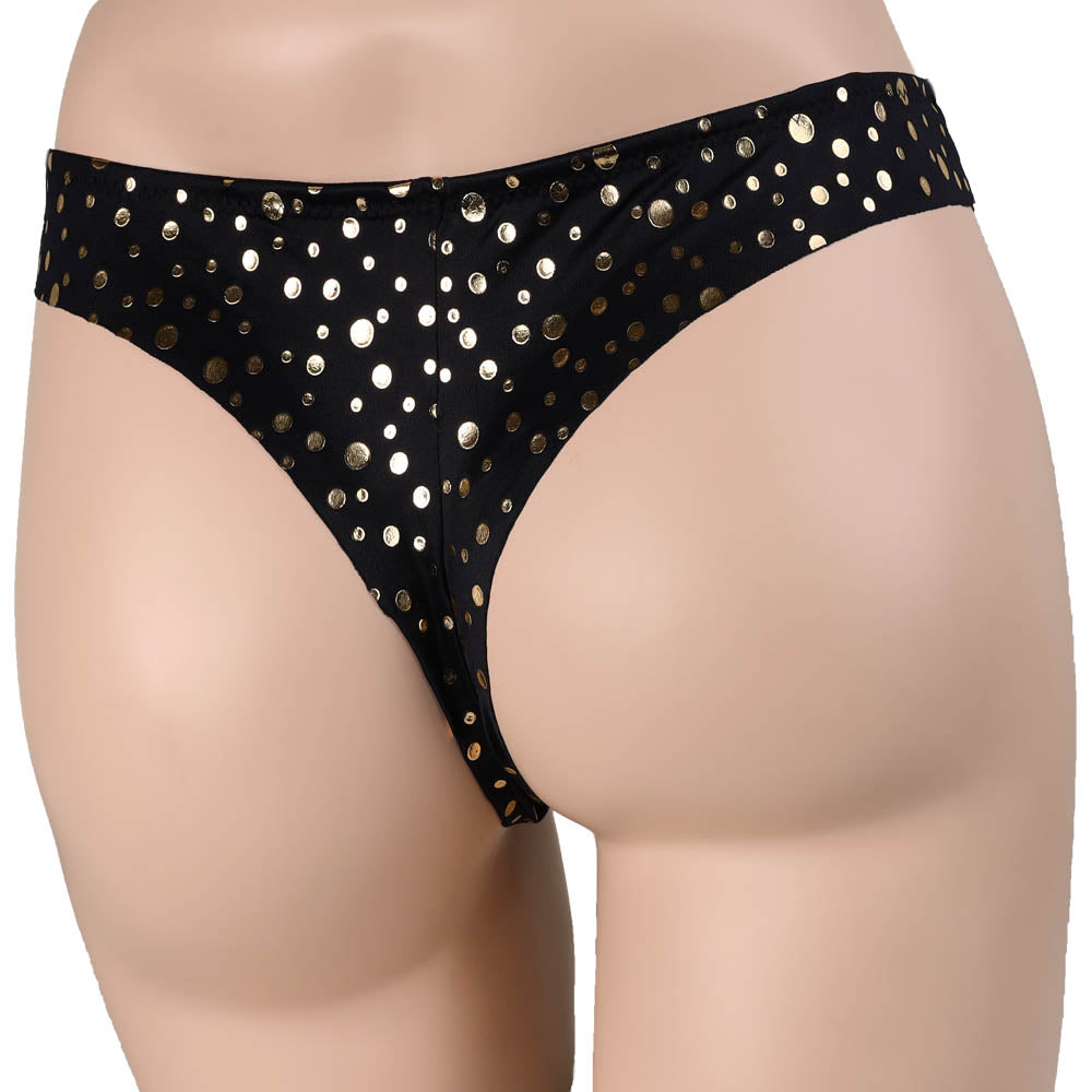 Maillot Aloha Noir/Or de Dos