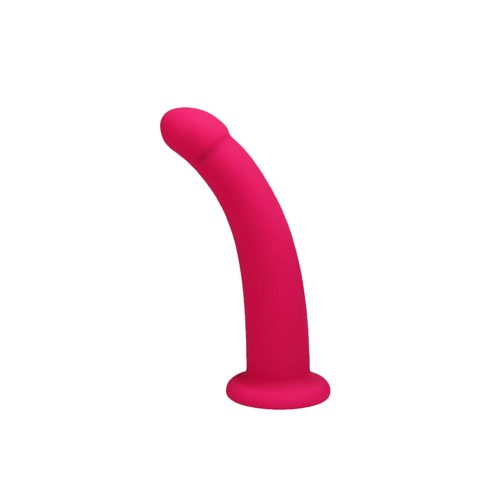 Dildo Voltige rose taille M de profil