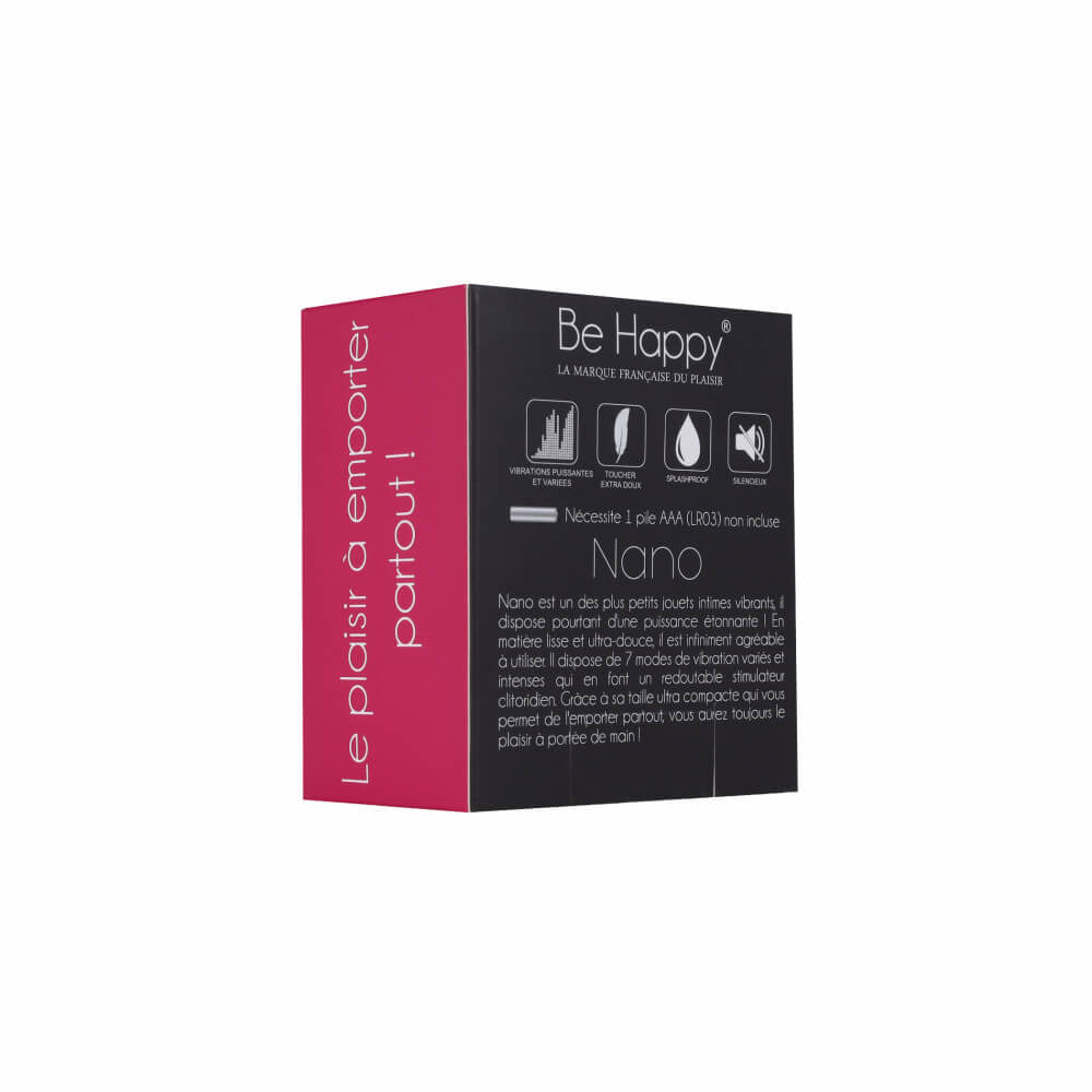 Nano Bullet Stimulateur Clitoridien Blanc Be Happy