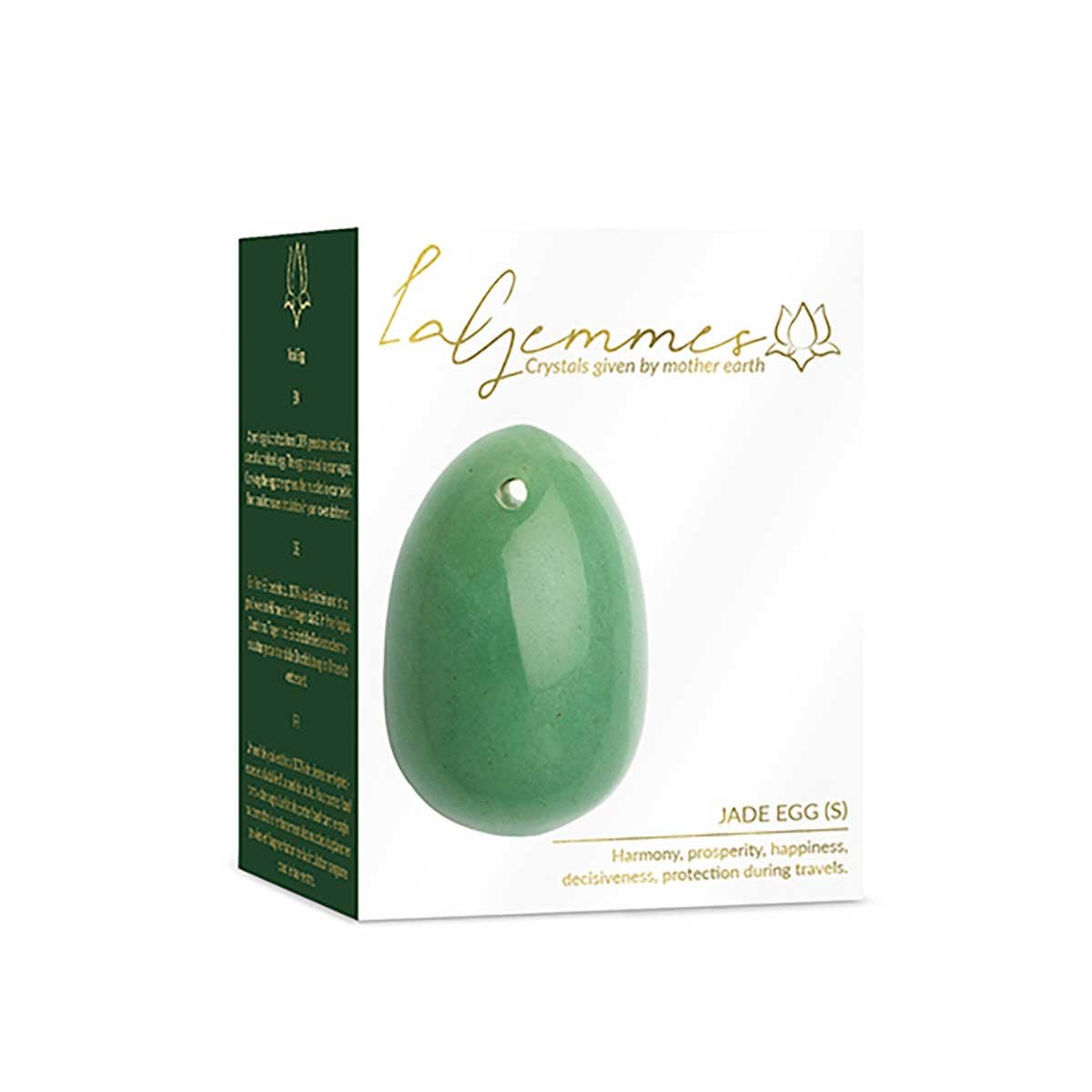 Boite Oeuf de Yoni Taille S Jade