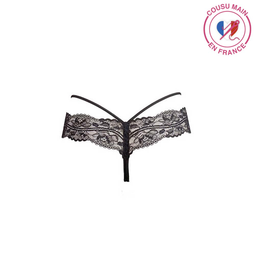 String tulle et dentelle Réglisse de Luxxa