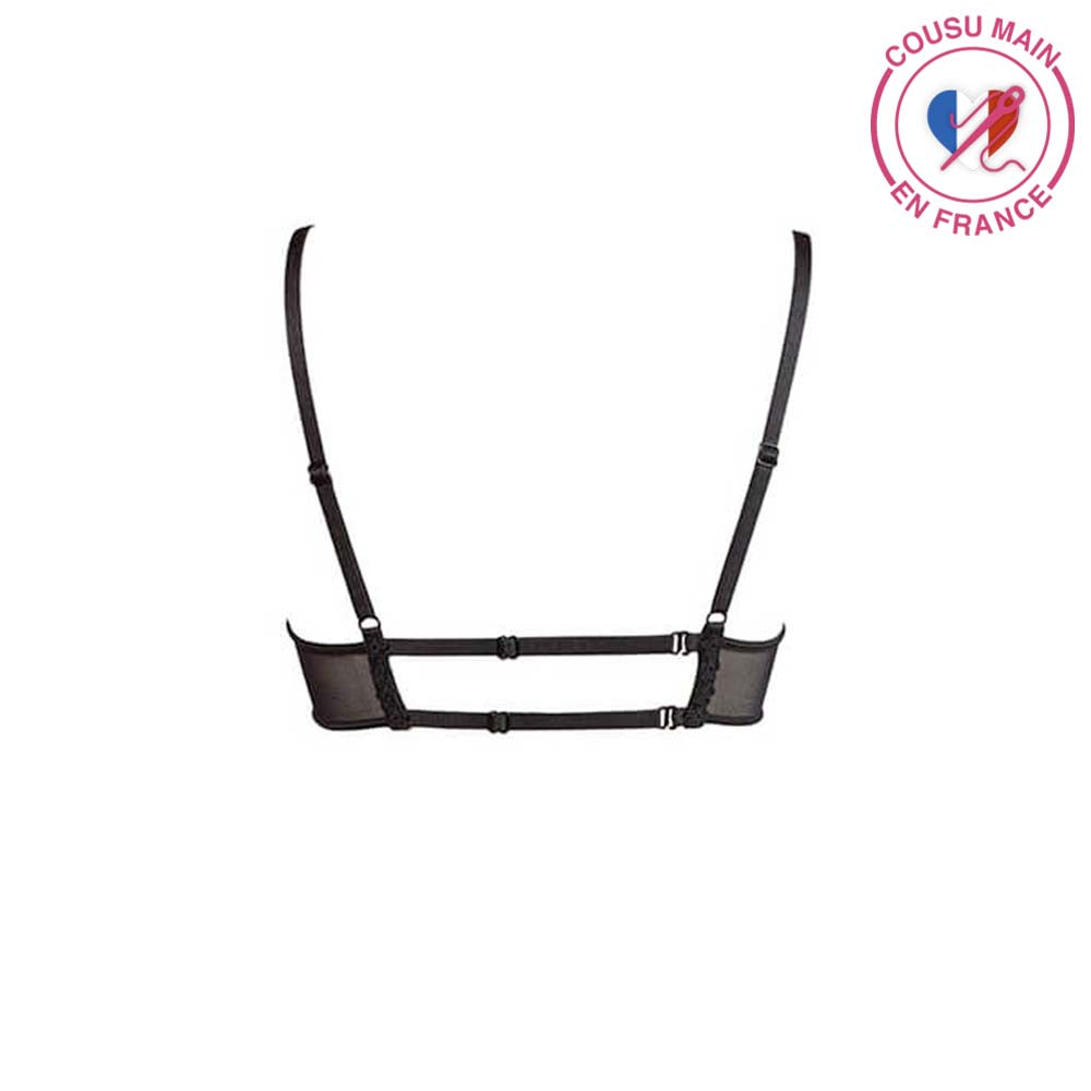 Soutien-Gorge Nu Sans armatures Réglisse Luxxa