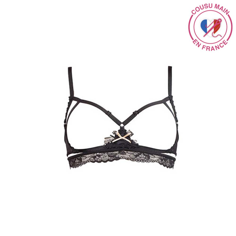 Soutien-Gorge Nu Sans armatures Réglisse Luxxa