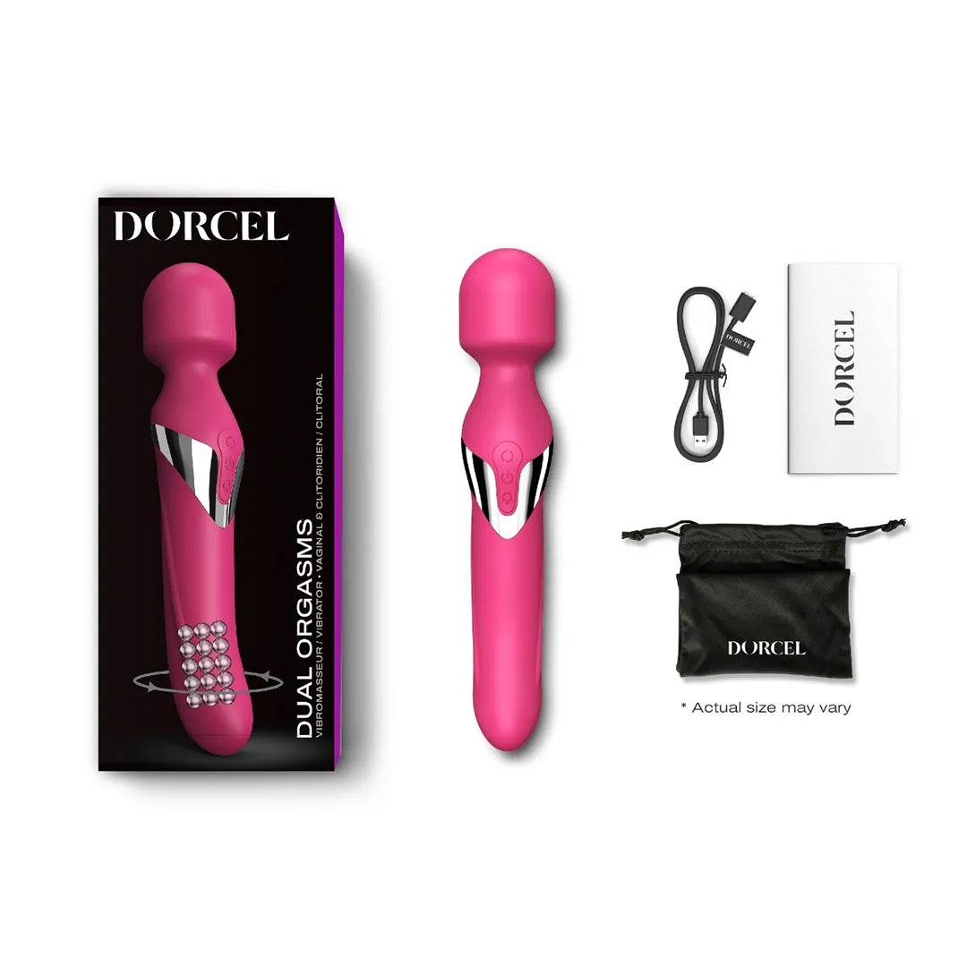 Wand Vibromasseur 3 en 1 Dual Orgasms