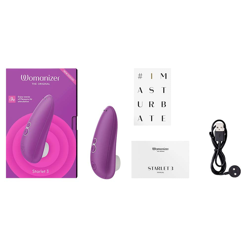 womanizer starlet 3 aspi clito débutante violet packaging ensemble