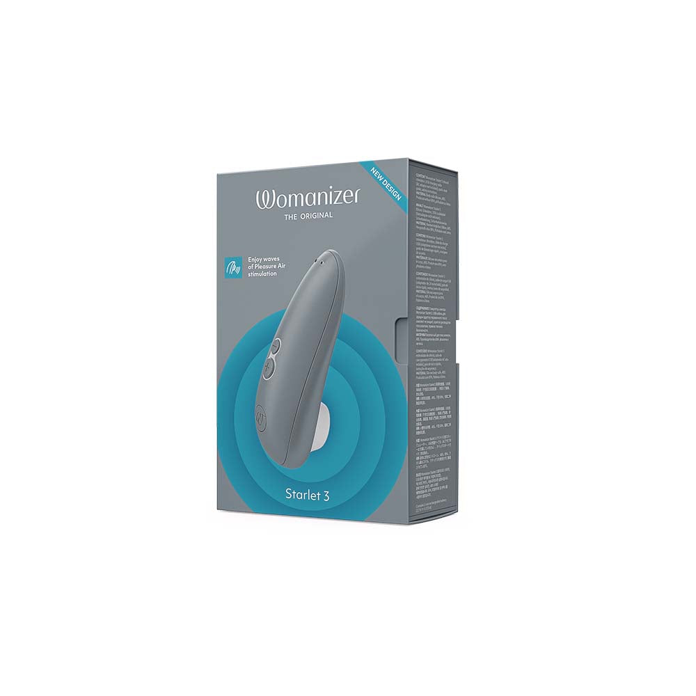 womanizer starlet 3 aspi clito débutante gris packaging Vue de face