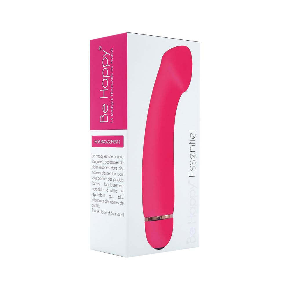 Vibromasseur Vaginal Essentiel Be Happy Rose dans sa boîte 1