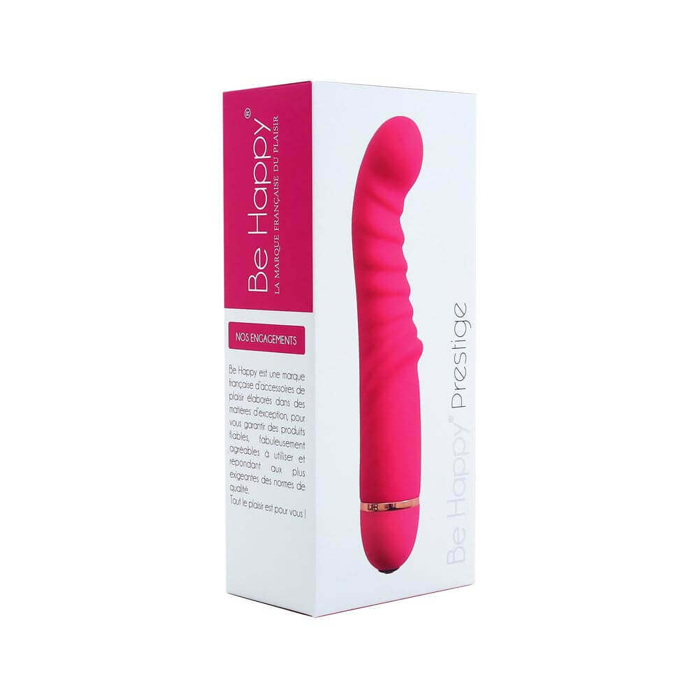 Vibromasseur Point G Prestige Rose dans sa boîte 1