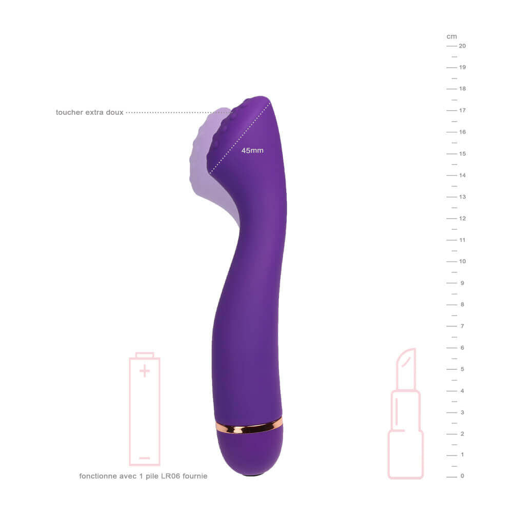 Vibromasseur Point G Butine Be Happy - version violet