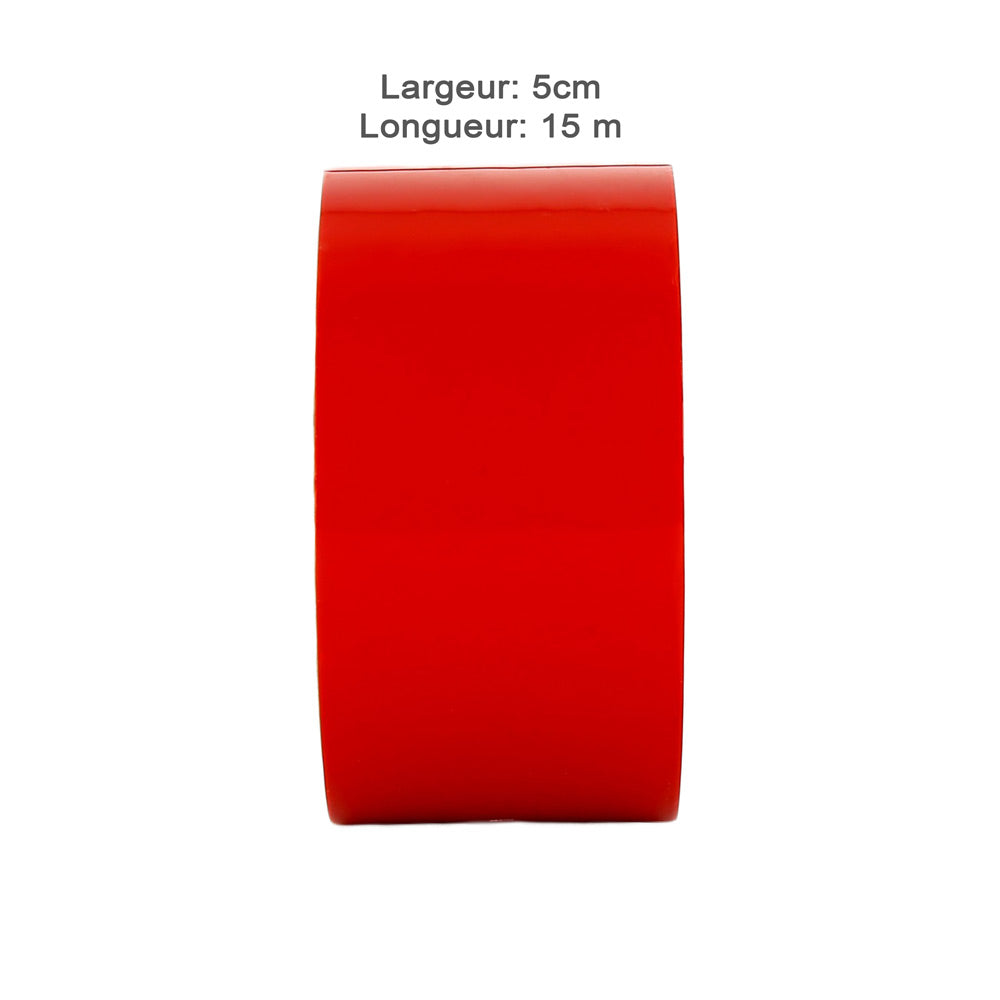 Be Bondage Scotch Rouge Électrostatique Sans Colle pour Attacher Vue en de Face