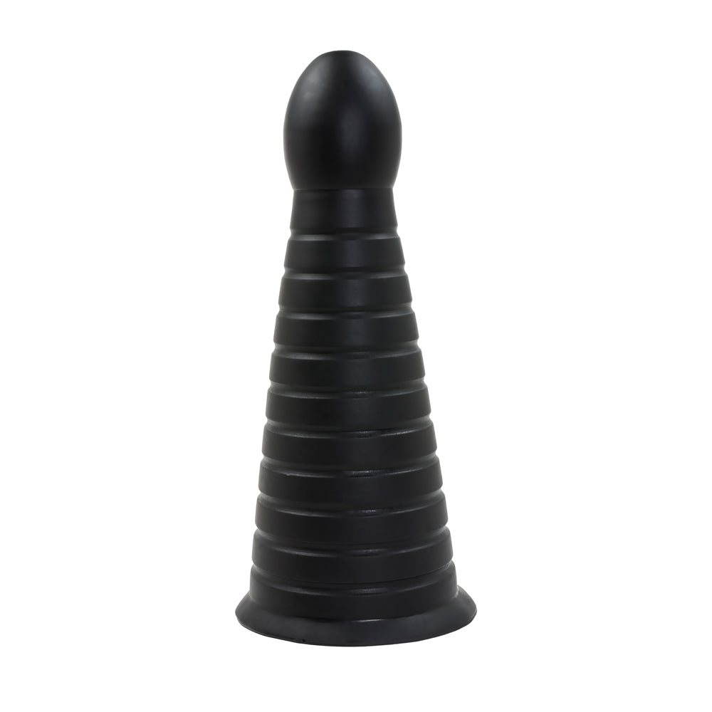 Plug Anal Huge Vinyle - Vue Dressée - Be Bondage