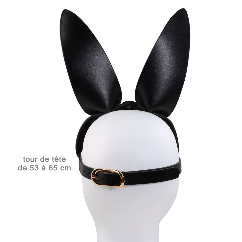 Masque lapin Be Bondage de dos