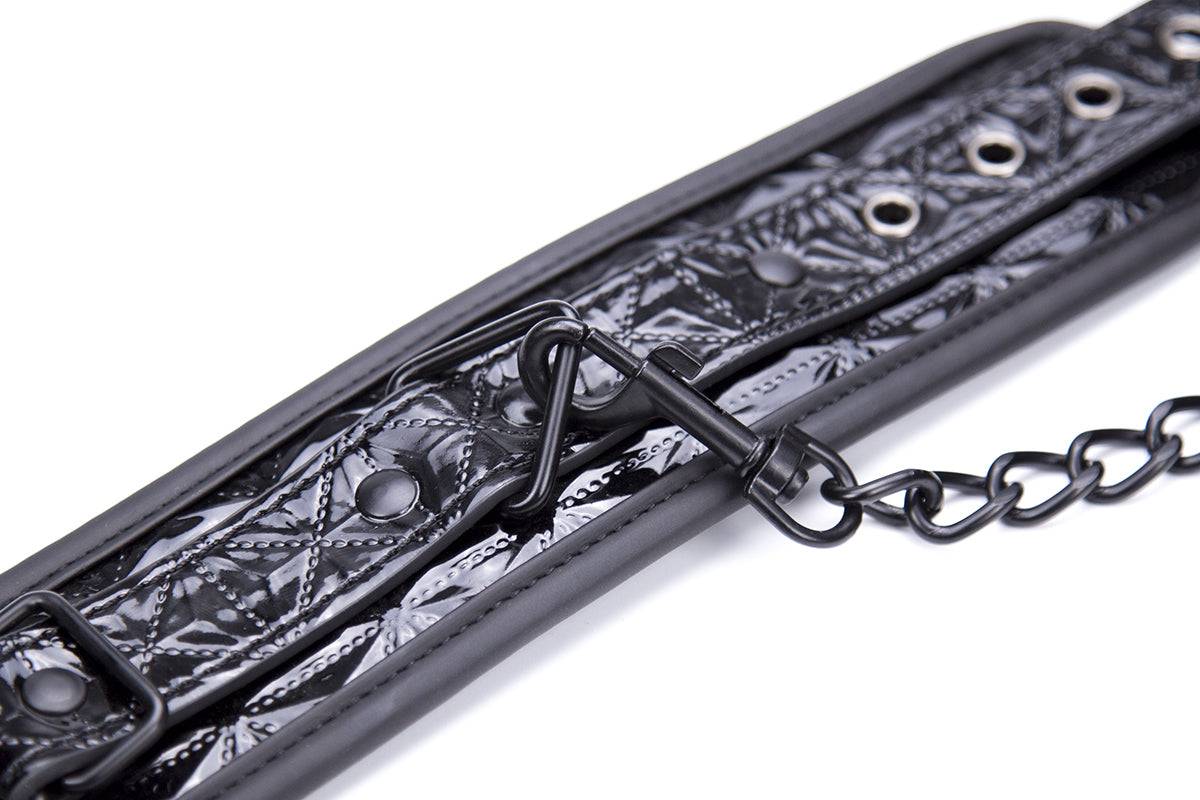 Menottes brillantes Be Bondage détail chaîne