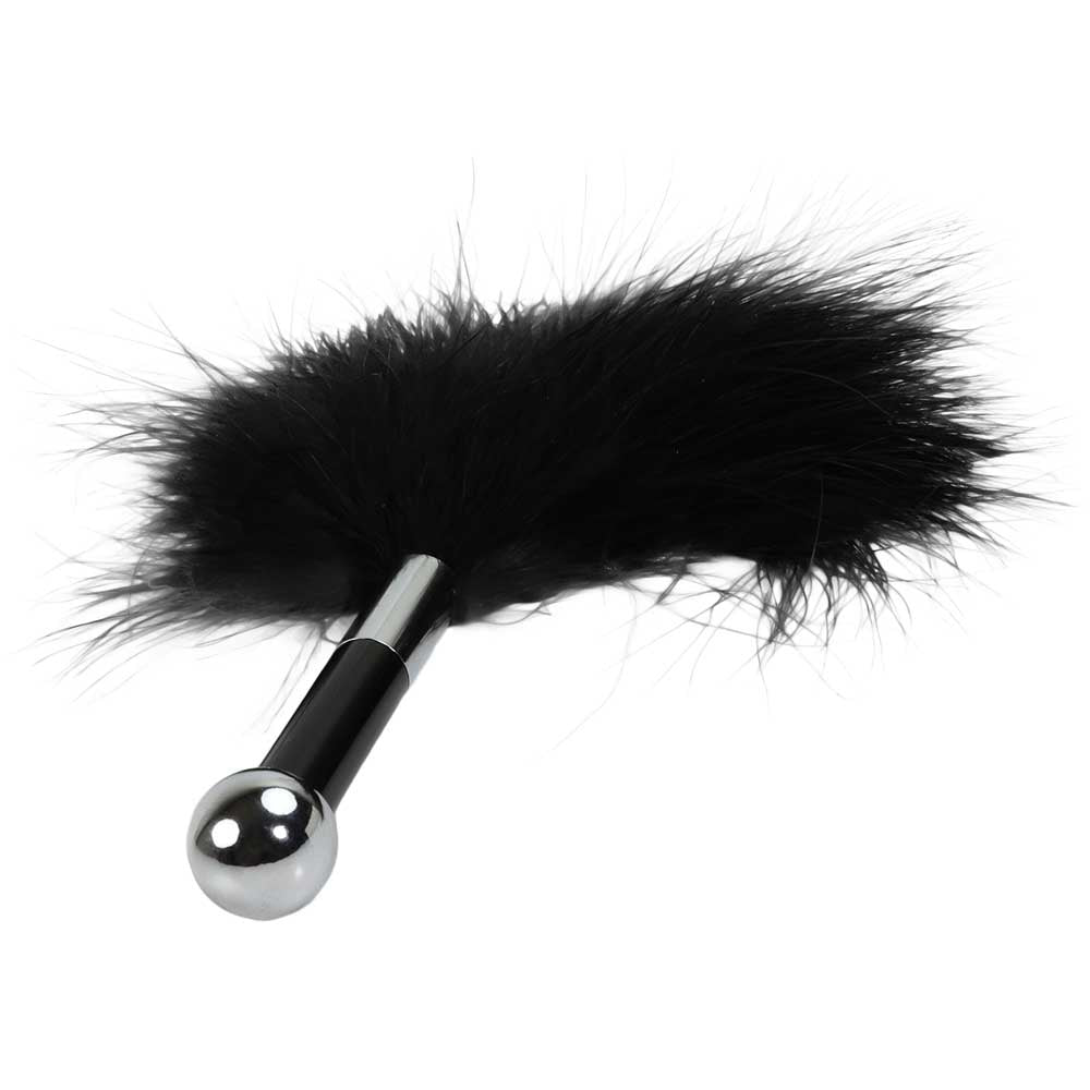 Petit plumeau Be Bondage noir détail embout