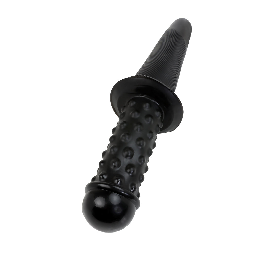 Plug Anal Épée Vinyle - Vue Poignée - Be Bondage