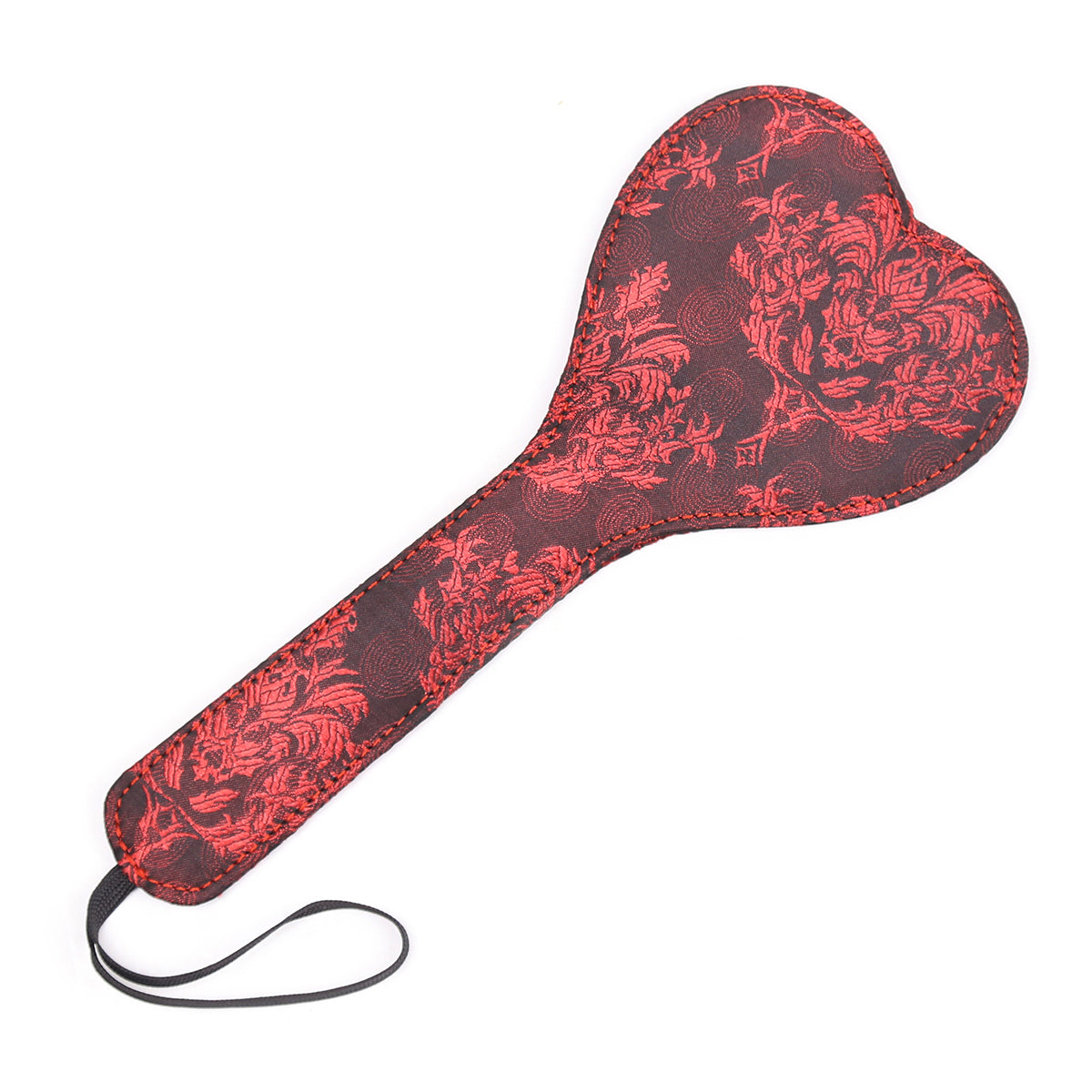 Paddle Coeur Dentelle - Vue Oblique Droite - Be Bondage