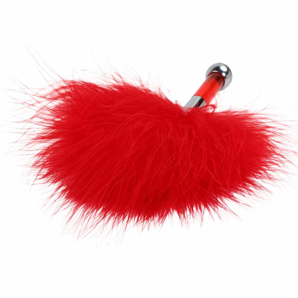 Petit plumeau Be Bondage rouge détail embout