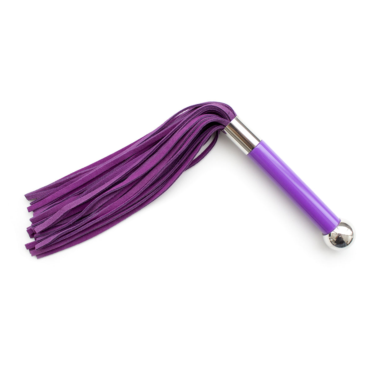 Fouet en cuir violet Be Bondage