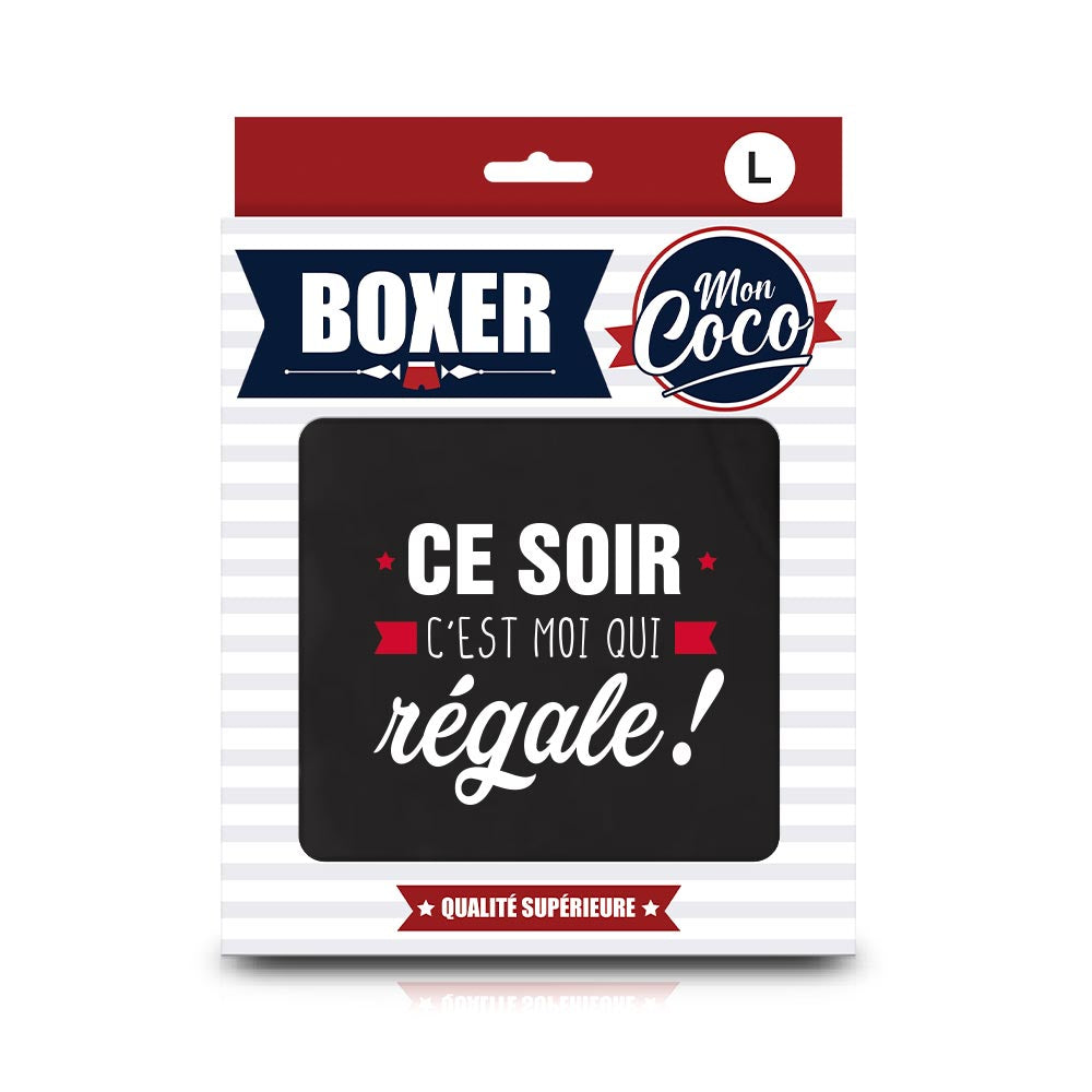 Boxer Ce soir C’est Moi Qui Régale - Boîte L - La Main au Panier