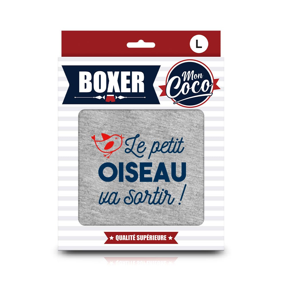 Boxer Le petit Oiseau Va Sortir - Boîte L - La Main au Panier