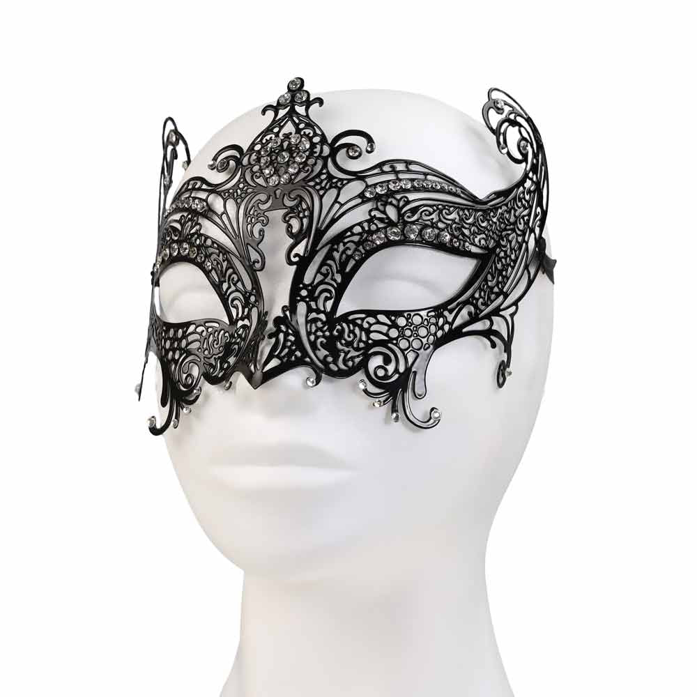 Masque vénitien Héra porté de profil
