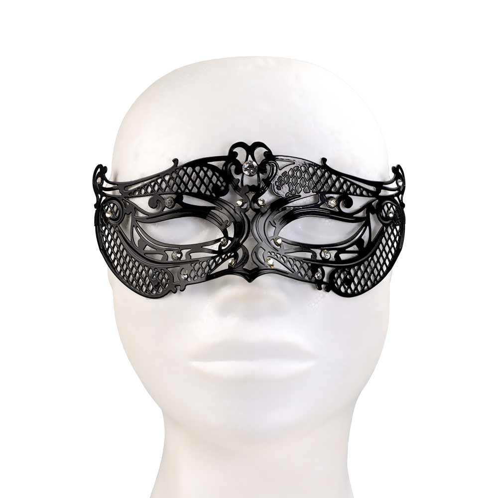 Masque vénitien Rhéa Be Bondage porté de face
