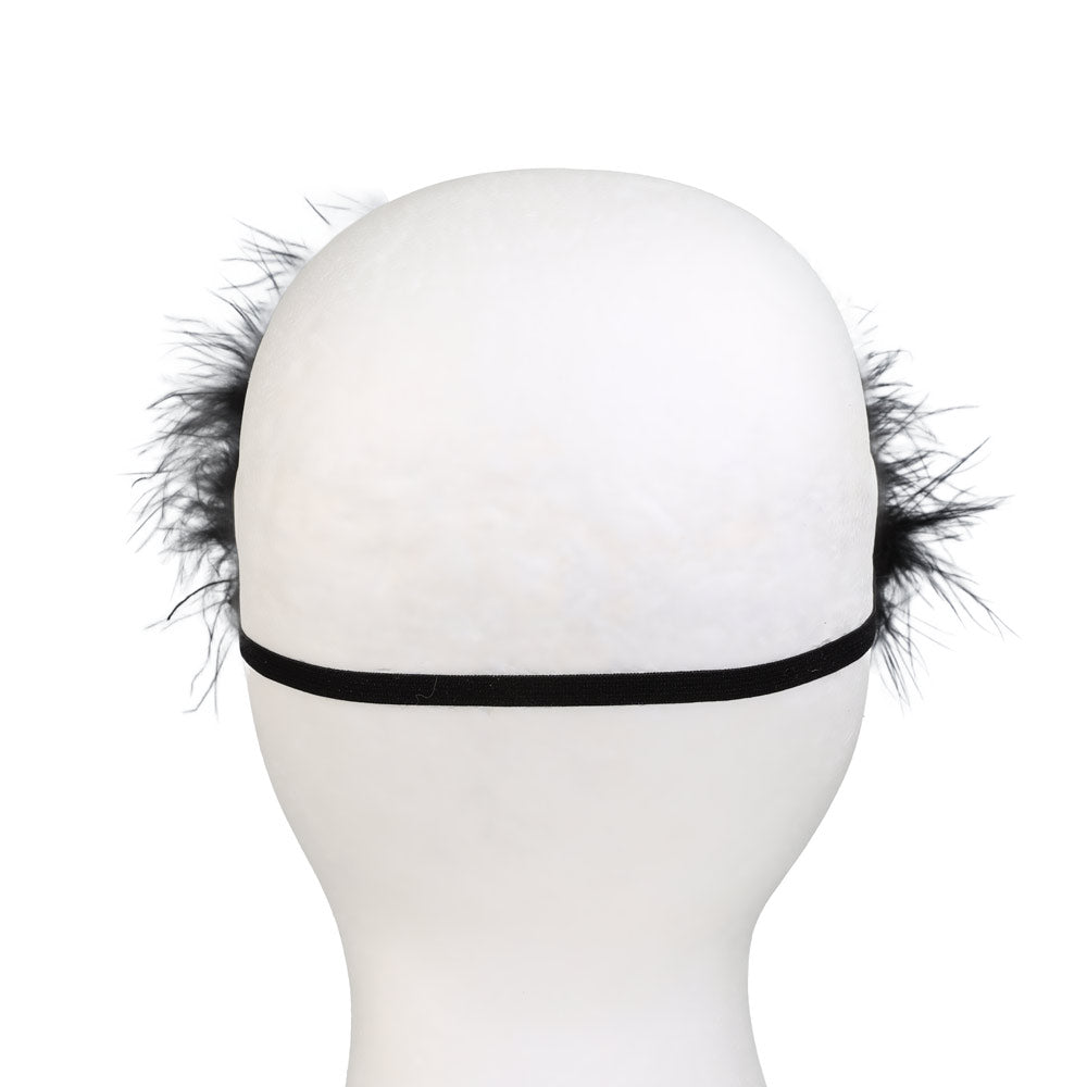 Masque Occultant Yeux Léopard - Dos Mannequin - Be Bondage