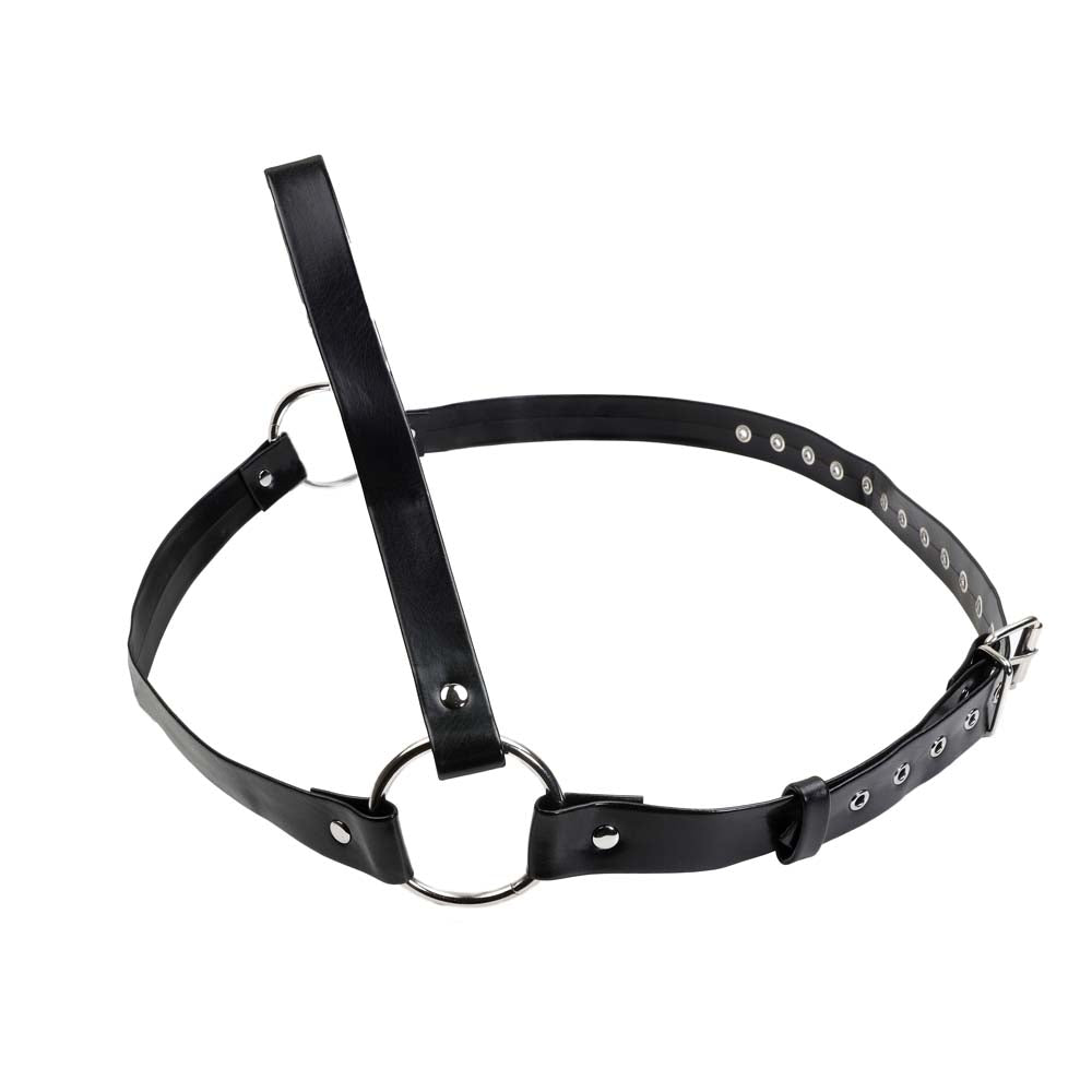 Harnais Noir Torse Homme - Vue Complète - Be Bondage