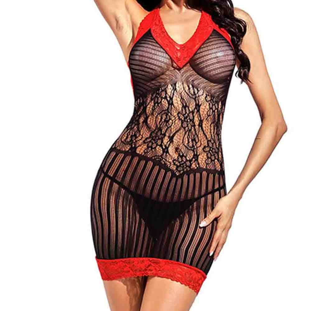 Robe Sexy Lola portée de face