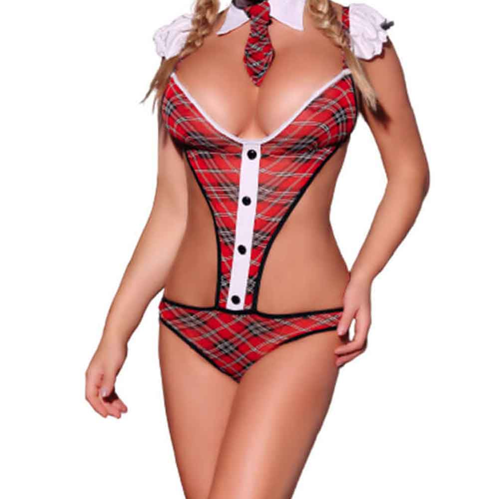 Ensemble 2 Pièces Body et Collier-Cravate