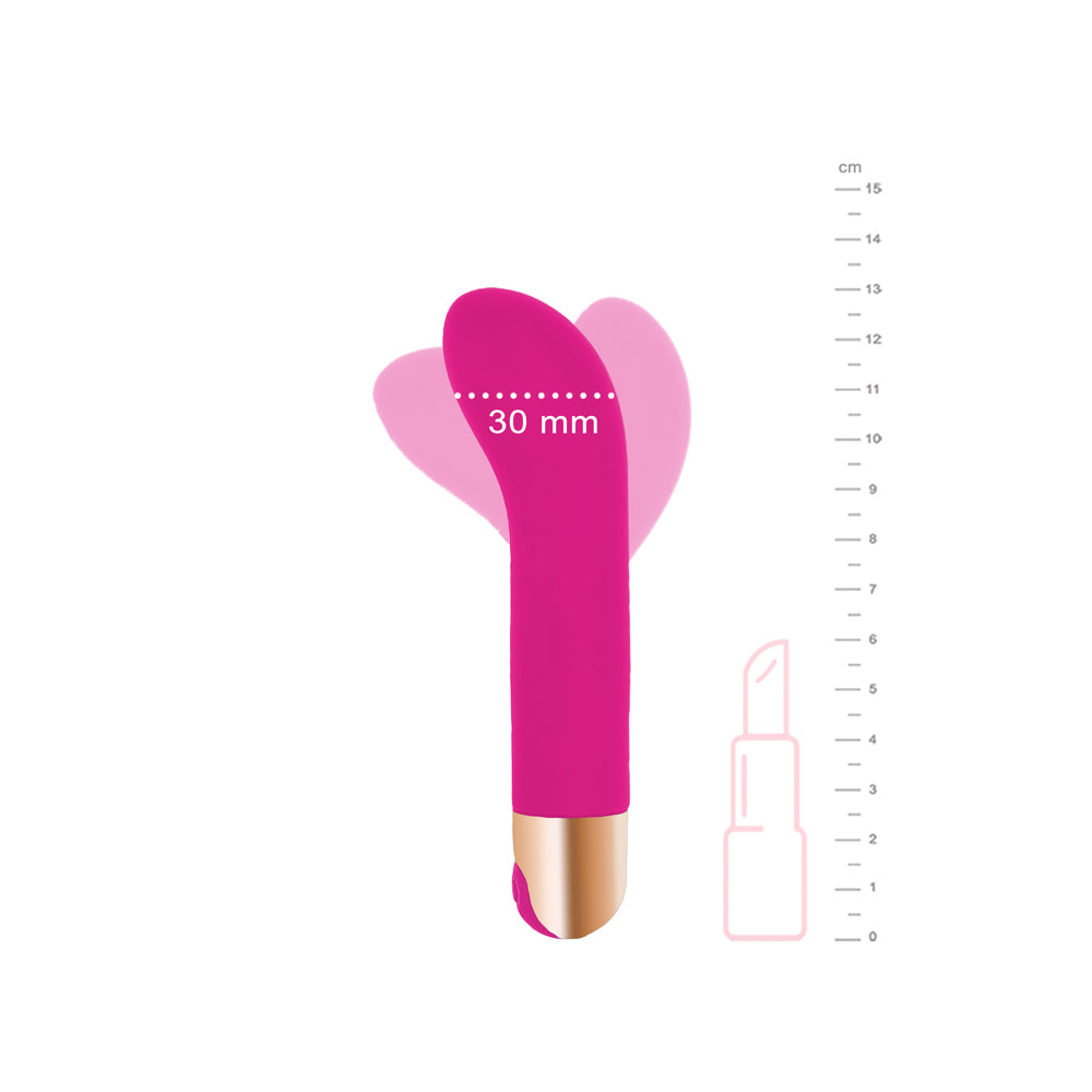 PRECIEUX - Mini vibro rose ou noir pour point G