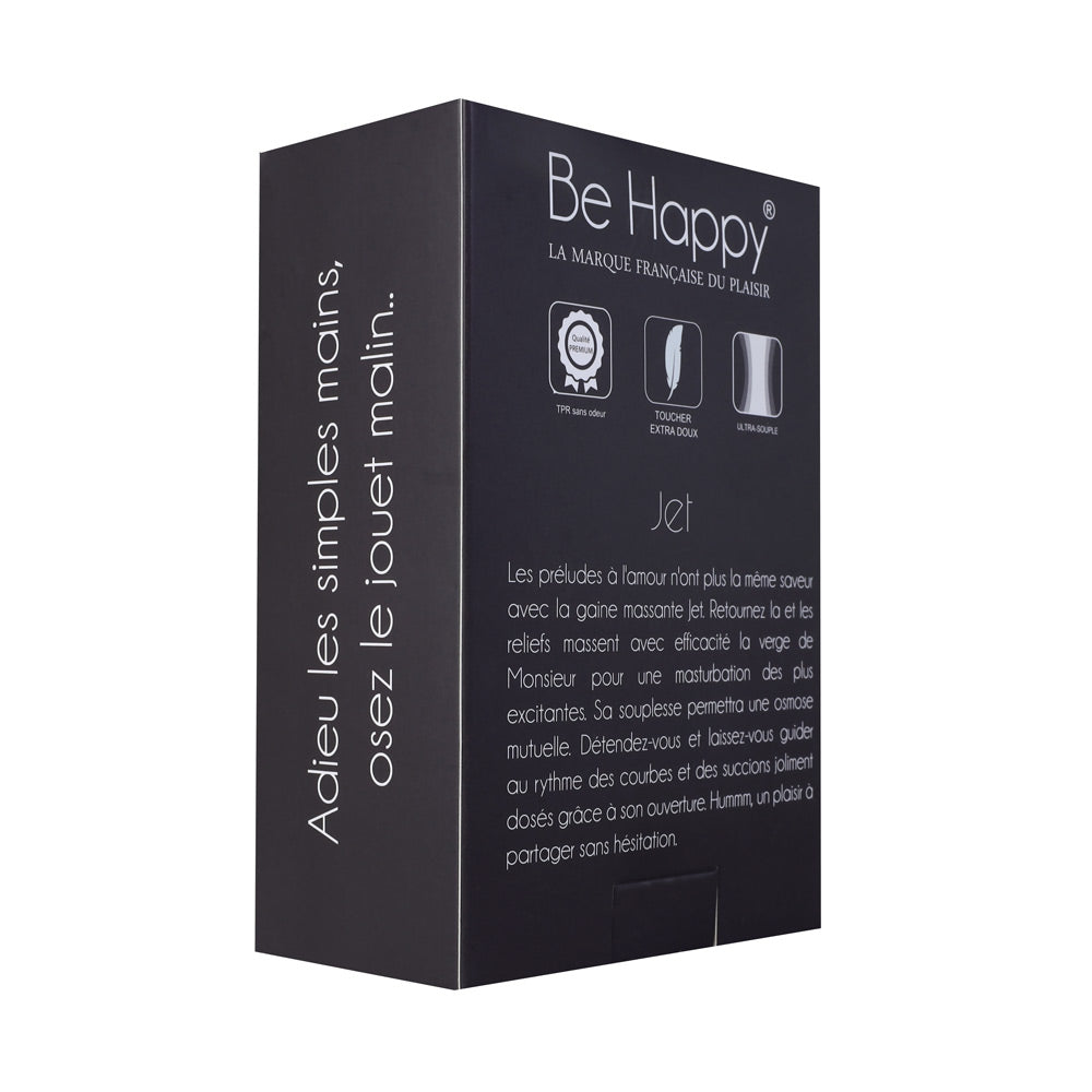 Gaine de masturbation avec relief géométrique vu d'en haut JET - Be Happy