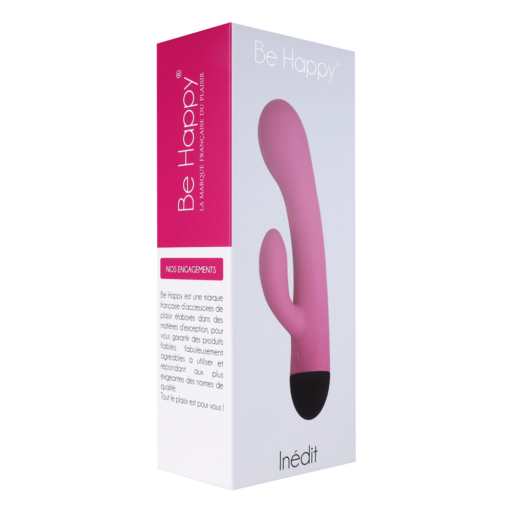 INEDIT - Le Rabbit Rose Be Happy couché vu d'en haut
