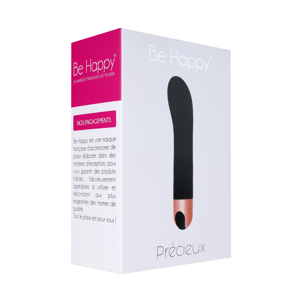 PRECIEUX - Mini vibro rose ou noir pour point G