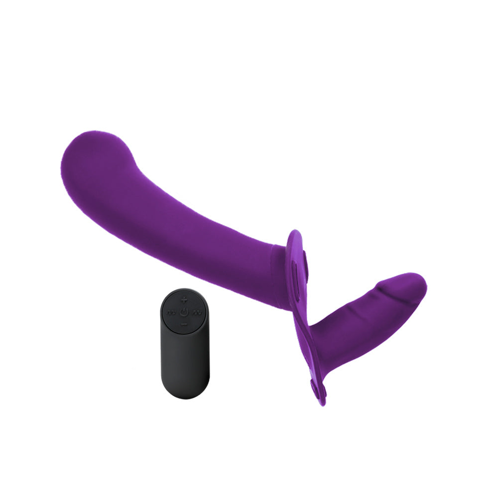 Empereur Double Gode Ceinture M & L Violet Bleu
