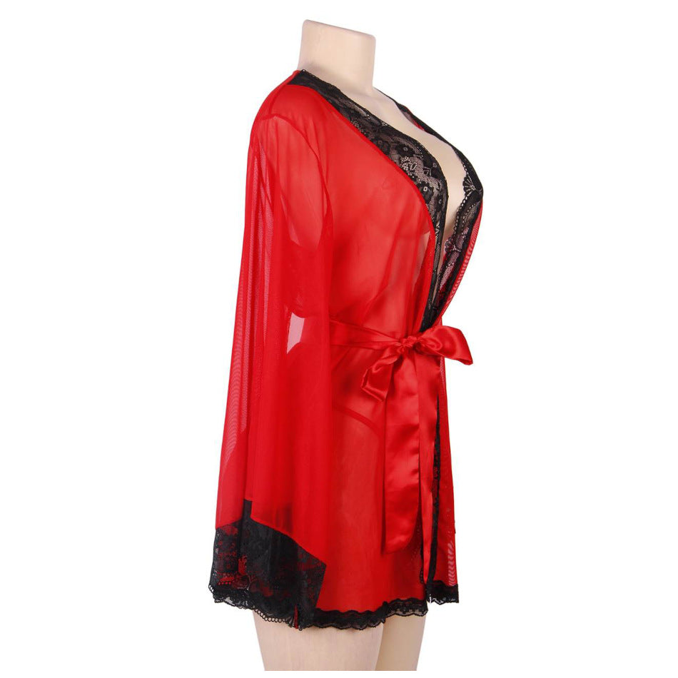 DESHABILLE DESIRE MOI - Sensual Lingerie Rouge profil