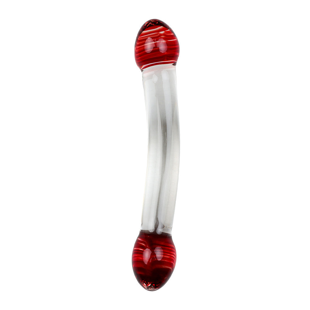 Sextoy point G en verre pyrex vue debout de face